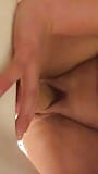 Fisting pussy fucking my dildo and sucking on it snapshot 12