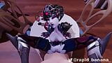 Widowmaker - coño siendo follado suavemente en pose misionera snapshot 11