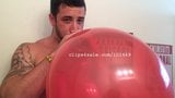 Balloon Fetish - Edward Popping Balloons Video 1 snapshot 3