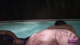 Two Girls Fuck Around Naked in the Hot Tub on Spring Break snapshot 2