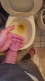 Twink emptying very full bladder in toilet snapshot 10