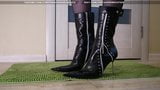 Nana boots and black pantyhose snapshot 16