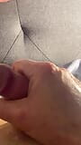 Self pounding my rock hard cock snapshot 3