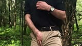 I'm ready to masturbate even in the forest! Porn outdoors with handsome Noel Dero snapshot 1