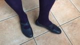 Ballet Flats with Pantyhose 1 snapshot 2