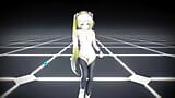 MMD ITZY ICY Api Miku - Manynight - Fehér hajszín Edit Smixix snapshot 16