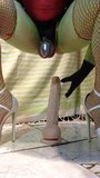 BIG DILDO FUCKING SISSY BITCH COCK CASTITY snapshot 2