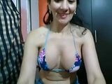 Webcam, femme mature excitée snapshot 2