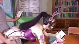 Косплей девушки Rabbit в классе - хентай, 3D, без цензуры, V343 snapshot 2