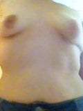 Chubby girl caressing her tits snapshot 10