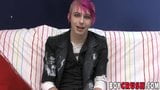 Girly twink Jay Donohue jerks off after getting interviewed snapshot 3