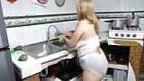 My stepmom fucks me in the kitchen when no one is there snapshot 1