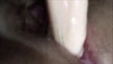Closeup squirting on a dildo at home snapshot 8
