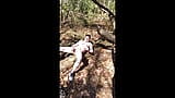 JERKING MY THICK COCK IN THE WOODS AND CUMMING APRIL 2022 snapshot 3