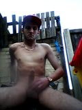 me haveing a outdoor wank snapshot 5