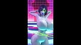 Sexy Android Dances And Bounces Her Massive Tits and Ass snapshot 16