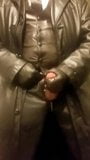 Leather suit cumming snapshot 3