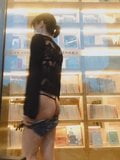 Show my butt at a book store snapshot 4