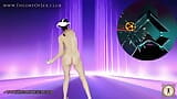 Part 2 of Week 4 - VR Dance Workout. My reaction skill is getting better. snapshot 16