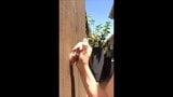 Public amateur sex at gloryhole with blonde girl snapshot 14