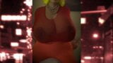 Cathouse Juggsy In Sheer Red Top snapshot 13