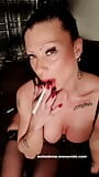 Seductive smoking snapshot 1