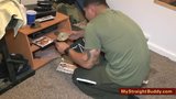 Marine Sergeants Nick & James Jerk it with a Fleshjack snapshot 4