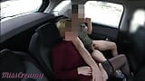 My student touched his teacher's wet pussy in the car in the public parking Caught by a voyeur - MissCreamy snapshot 14