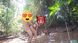 リオでのセックス、夫は全裸でビキニを脱がせ、私は全裸で彼の硬いペニスに中出ししちゃいました snapshot 3
