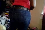 My Friend Trying On Her New Jeans snapshot 8