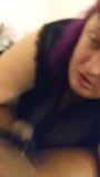 Interracial bbw goth chica chupa y folla huzzah! snapshot 6