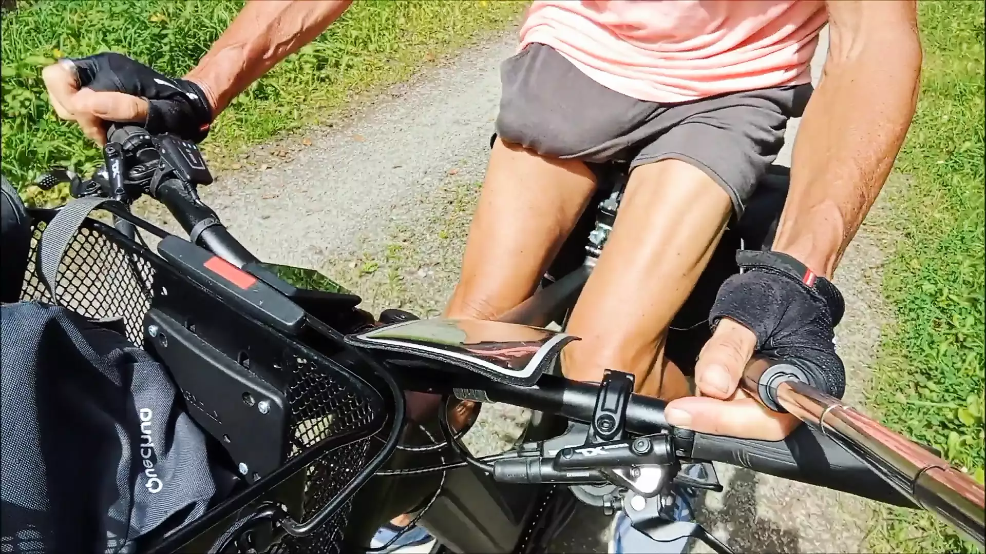Cycling with Long Ball Stretcher: Gay Bondage Porn