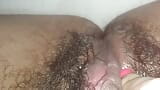 Wet orgasm pussy cum grool hairy cunt cumming with huge clitoris snapshot 14