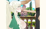 Balalaika gives a nice long deepthroat to a high ranking official's massive cock - SDT snapshot 19