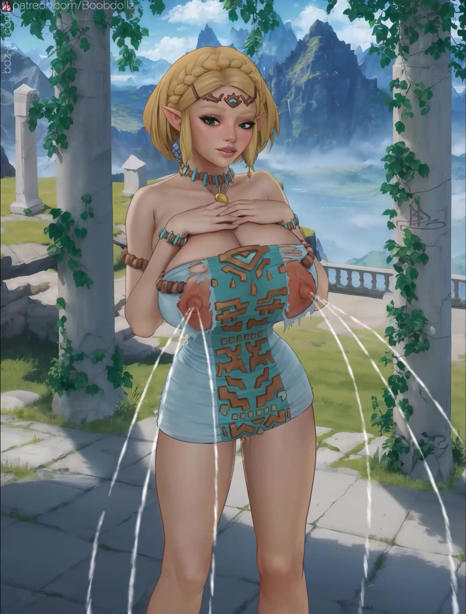 Princesse Zelda seins qui gonflent snapshot 3