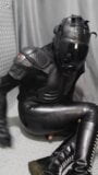 rubber drone having fun with the cock and jerk off snapshot 2