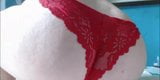 Farting in red panties snapshot 11