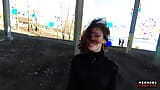 Very Risky Teen Games Blowjob in a Public Place and Flashing Tits snapshot 20