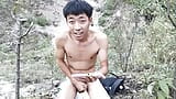 boy Asian china mountain top Outdoors Mastubating  boys Amateur cute teen snapshot 12