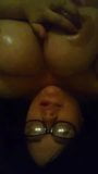 Chubby big tits tease (filmed upside down) snapshot 2