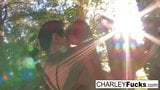 Charley si fa scopare vicino alla sua piscina snapshot 7