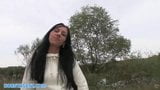 HornyAgent HD Long black haired girl fucked outdoors snapshot 2