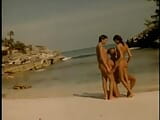 Lucky, Hung Stud Fucks Two Pretty Young Chicks Hard on the Beach snapshot 10