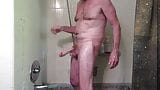 stroking in the shower from Hairyartist Will snapshot 10