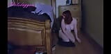 Horny Redhead Hotwife Wakes up Secretly Fucks BBC Dildo on the Side of Bed Doggystyle snapshot 16