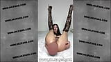 Hotkinkyjo in sparkling dress fisting, prolapse & huge fist dildo from mrhankey in her anal hole snapshot 5