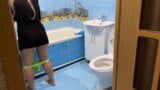 milf was sitting in the toilet and bent over for anal sex snapshot 3