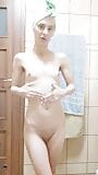 her masturbation in the hotel bathroom small tits snapshot 6