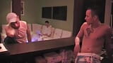 amator threesome sec party in public sauna snapshot 1