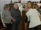 Two old men and a young blonde girl snapshot 3